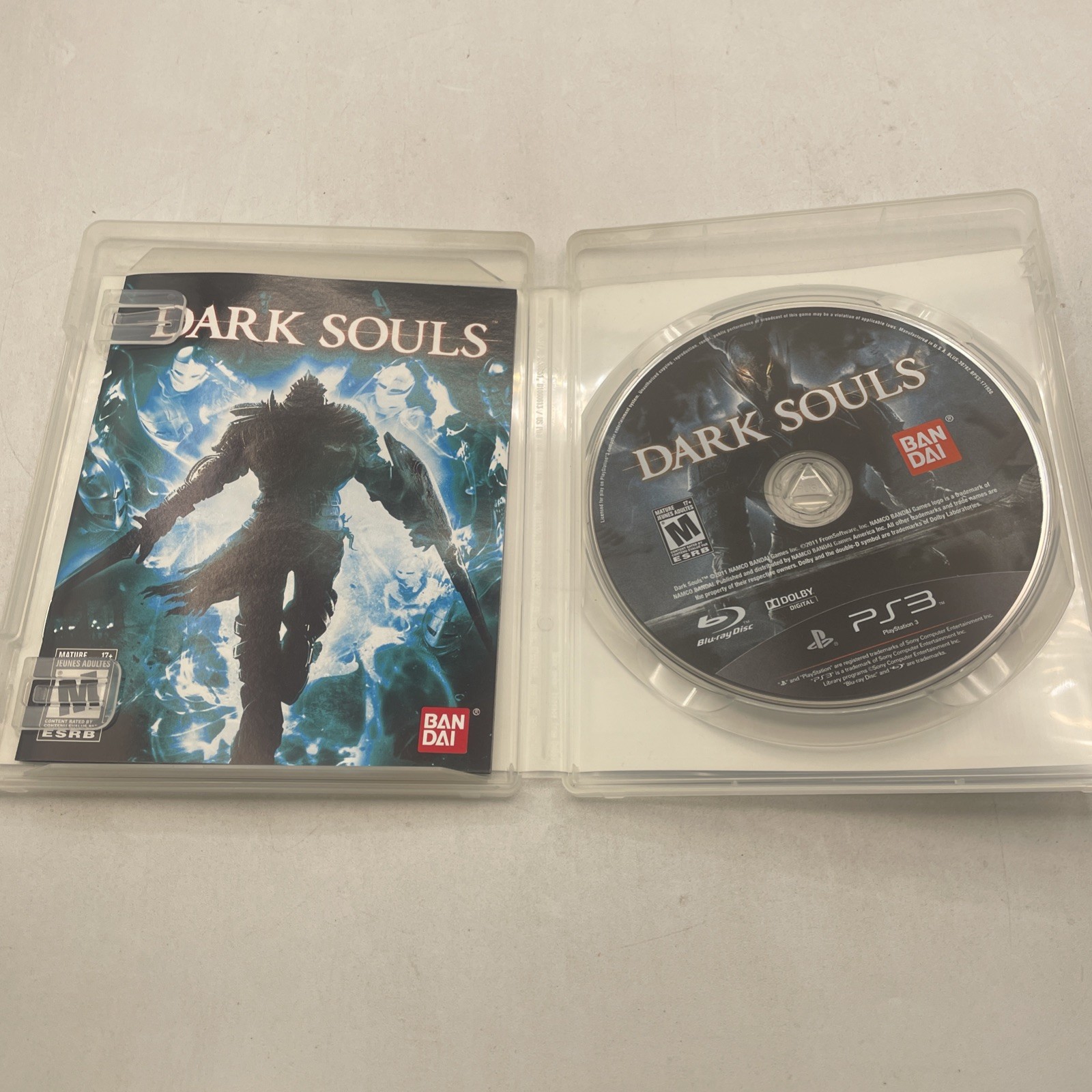 Dark Souls Steelbook (Sony PlayStation 3 PS3, 2011) Game Case Manual Artbook