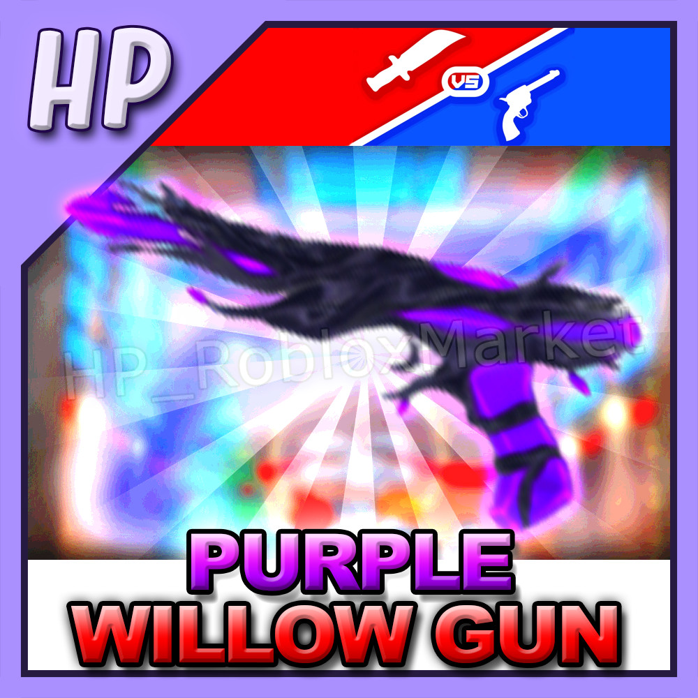 PURPLE WILLOW Gun | MVSD – Murderers vs Sheriffs Duels [⚡FASTEST DELIVERY⚡]knife