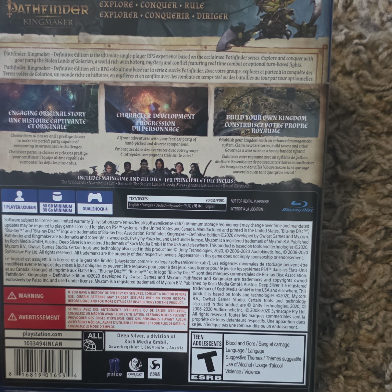 Deep Silver Pathfinder Kingmaker Definitive Edition PlayStation 4 PS4