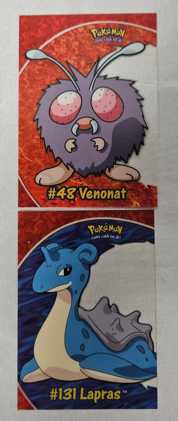 8x Topps Pokemon TV Animation Clear Chase Cards SEE PHOTOS