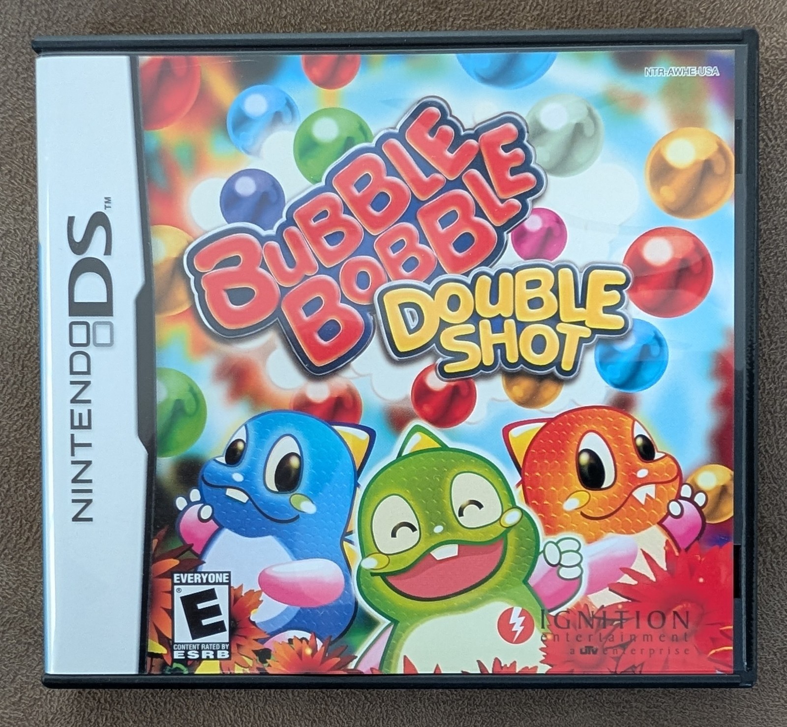 Bubble Bobble: Double Shot (Nintendo DS, 2008), Complete (Game, Case & Manual)