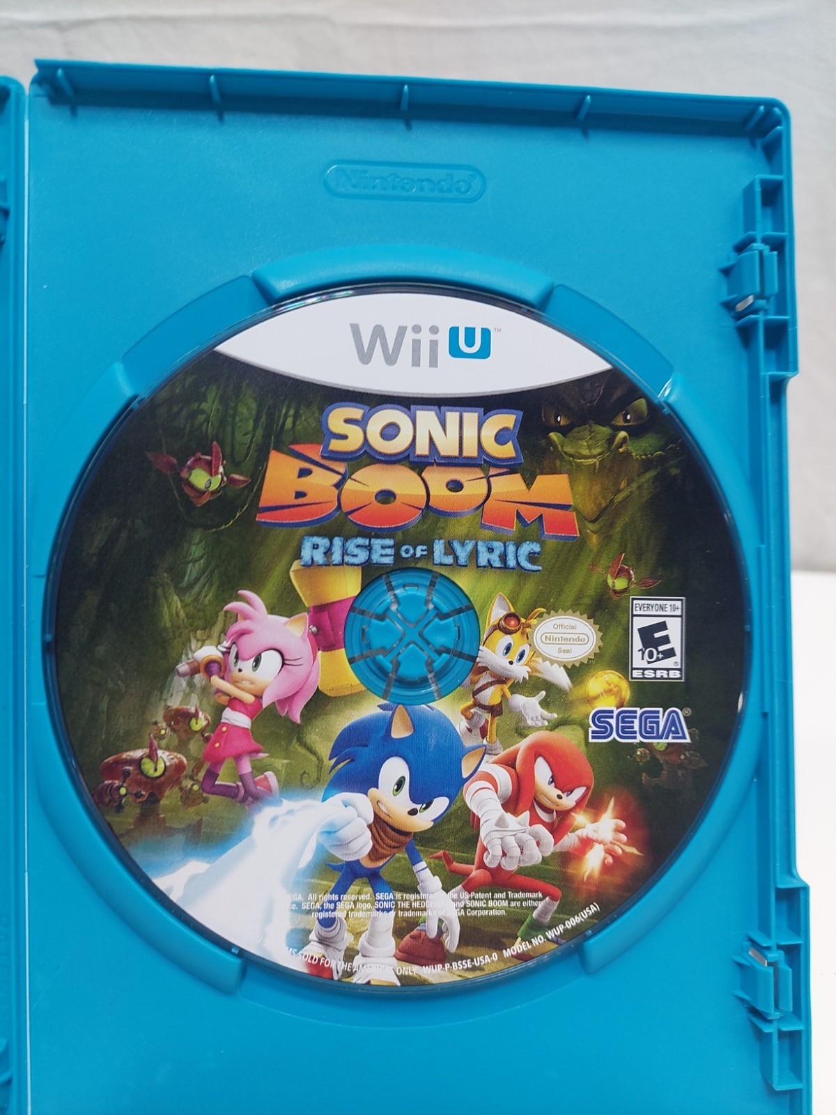 Sega Sonic Boom: Rise Of Lyric Nintendo Wii U Complete Tested CIB VG Disc
