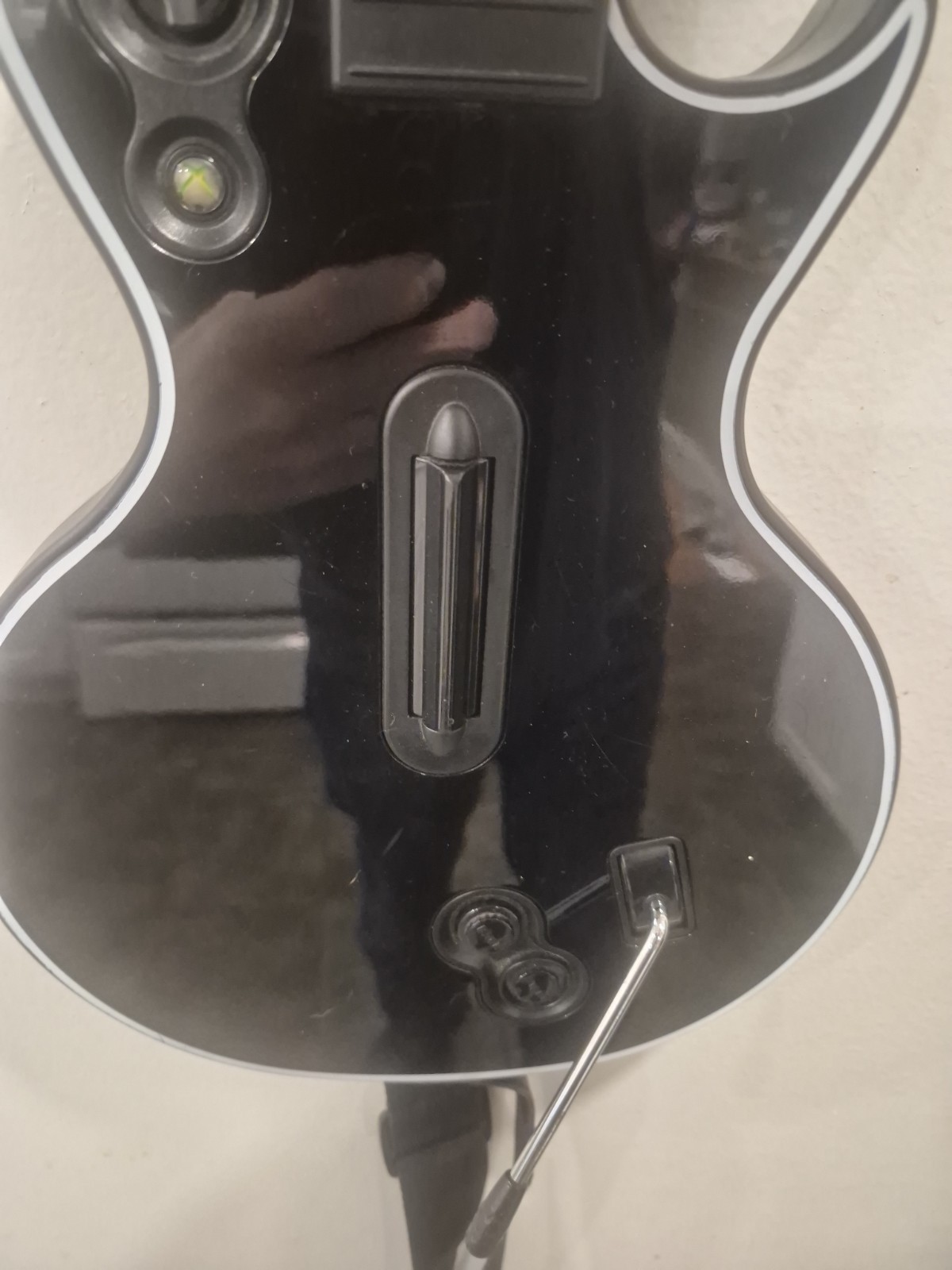 Guitar Hero Xbox 360 Les Paul Wireless Red Octane Controller 95123 805 + strap