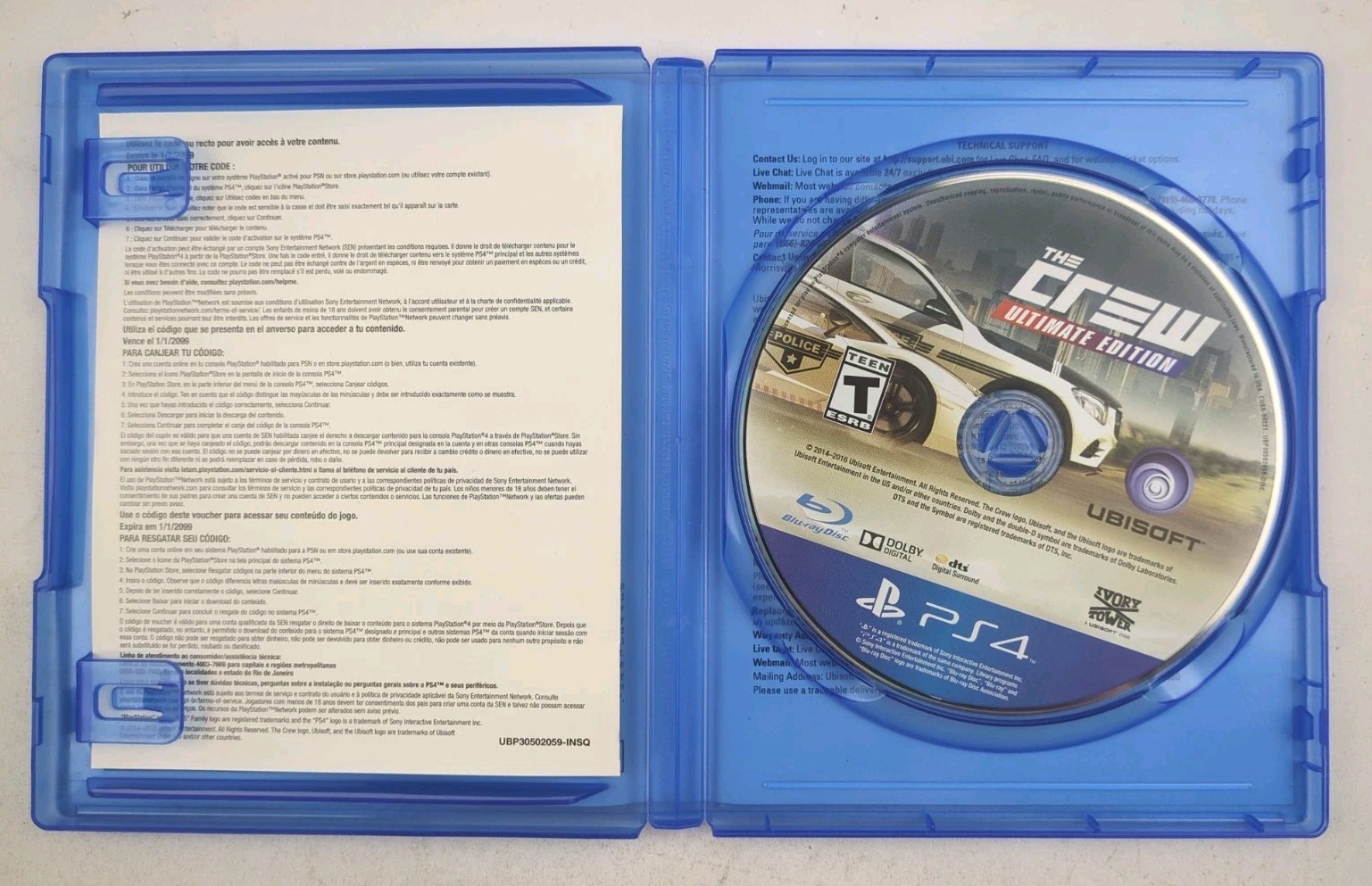The Crew Ultimate Edition & The Crew 2 PS4 2 Game Car Racing Bundle Lot CIB