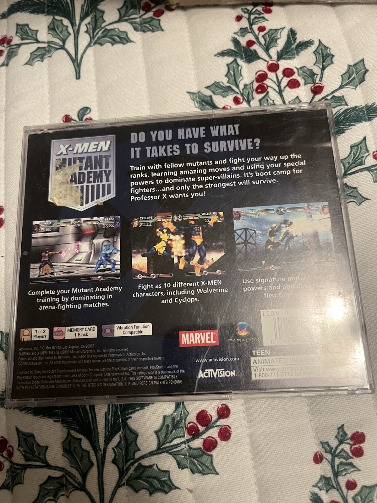 X-Men Mutant Academy (Sony PlayStation 1) CIB Complete clean