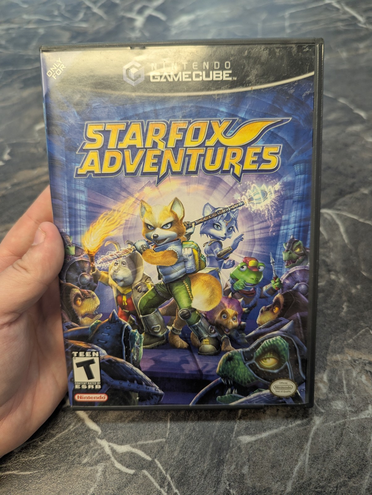 Star Fox Adventures Nintendo GameCube CIB Complete w/ Manual Black Label Tested