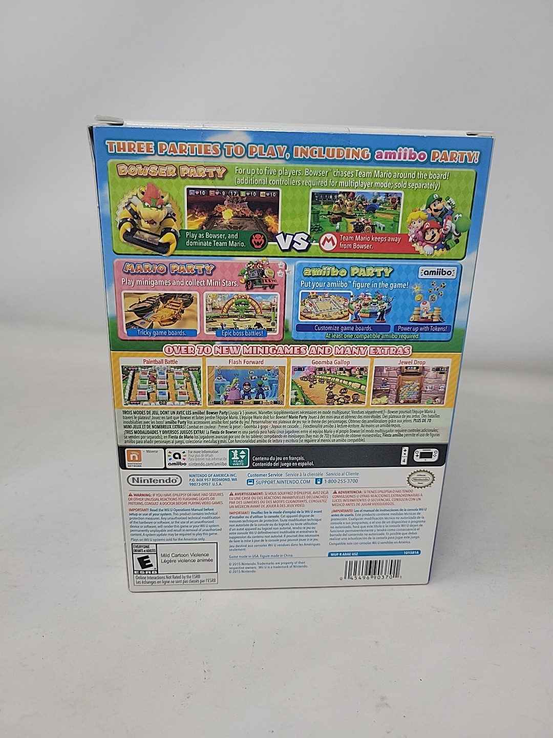 Mario Party 10 Nintendo Wii U BRAND NEW SEALED + Mario Amiibo-!