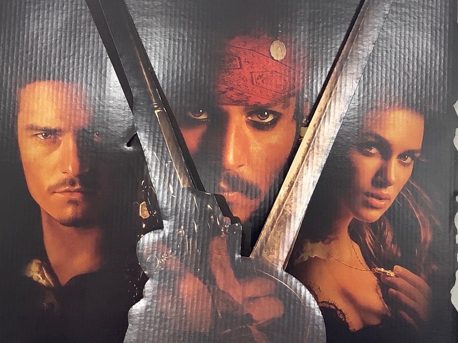 Disney 5 Ft pirates of the Caribbean legend of Jack Sparrow game Store Standee