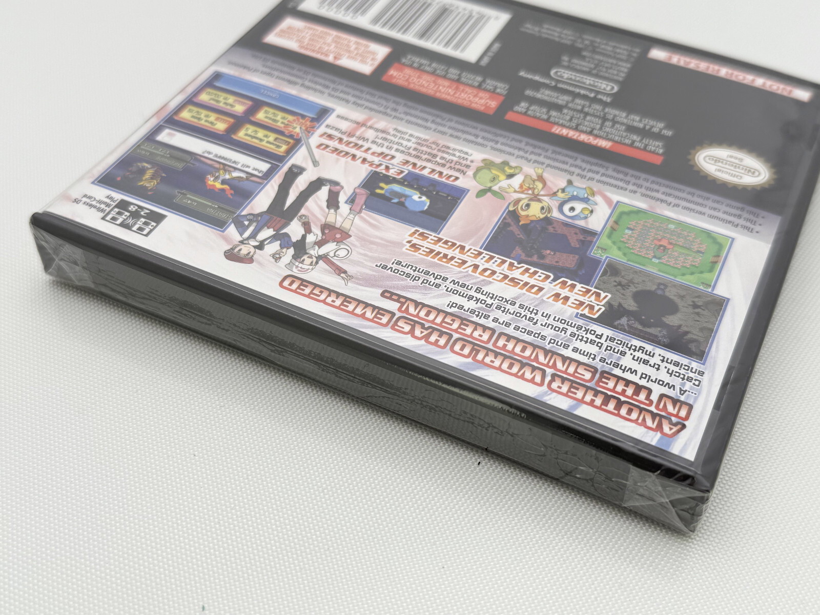 New! Pokemon Platinum Version Big Box Walmart Bonus Bundle Version w/Figure