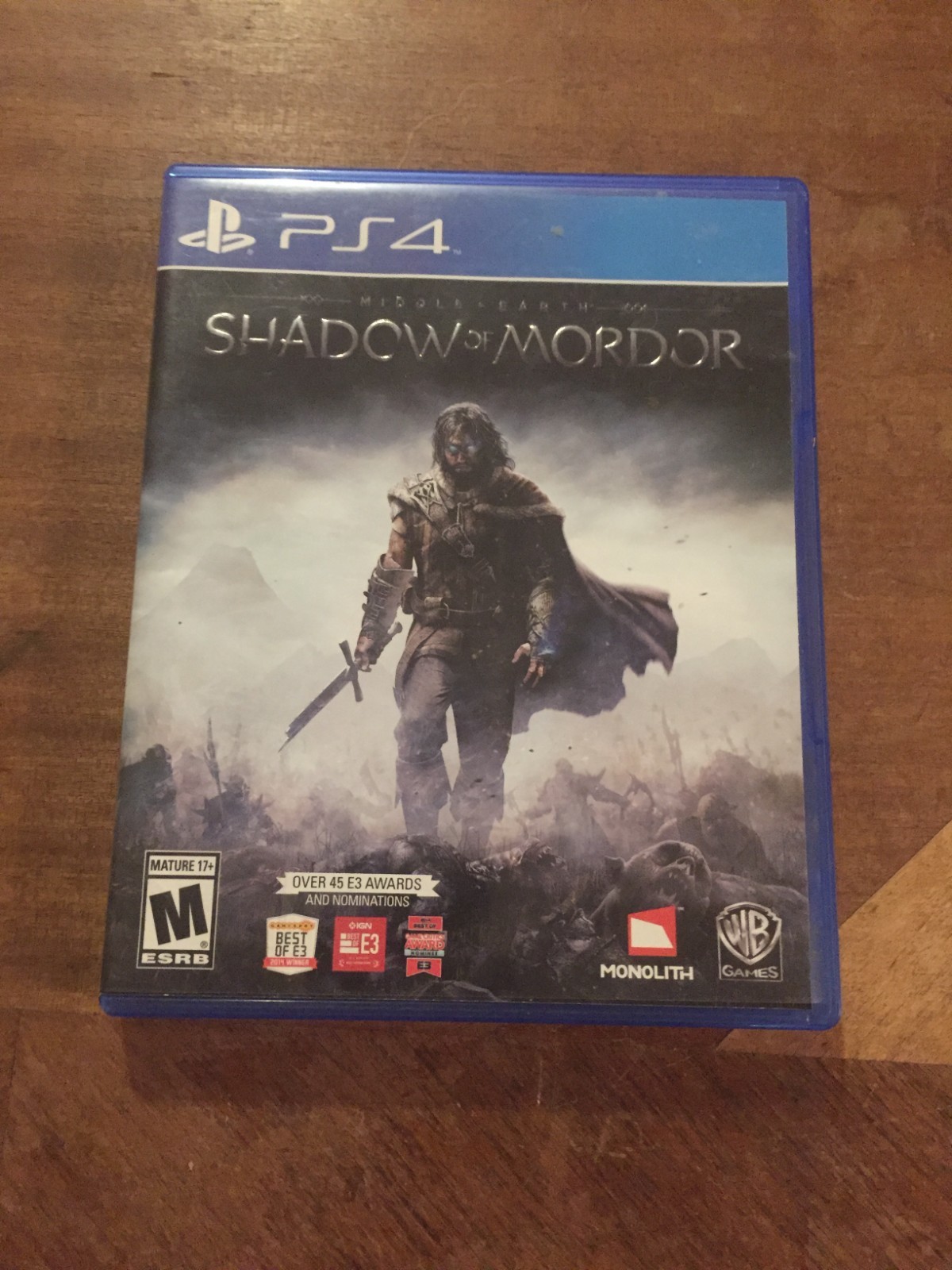 Playstation 4 PS4 Middle Earth: Shadow of Mordor 2014 Complete