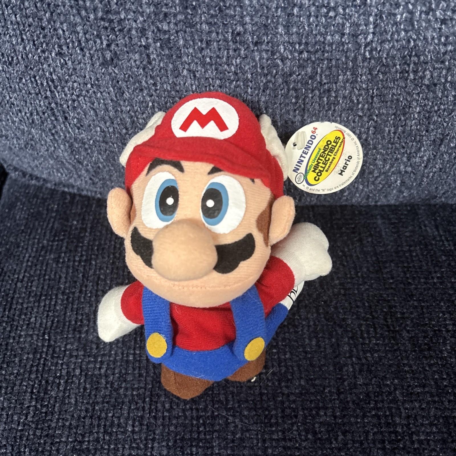 Super Mario Flying Cap Yoshi Donkey Kong N64 BD&A 6” Plush Lot Of 3