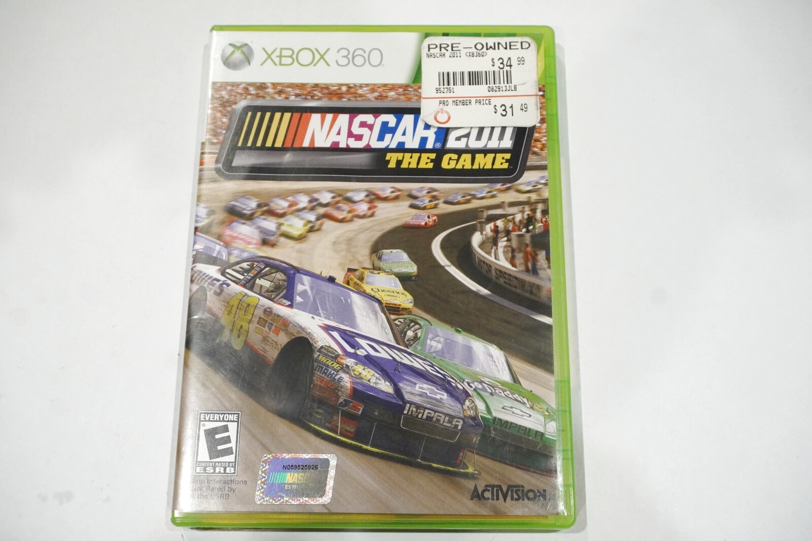 NASCAR The Game 2011 (Microsoft Xbox 360, 2011) Complete Tested WORKS GREAT!