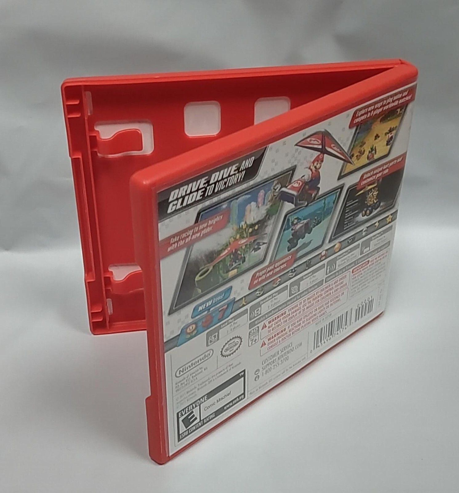 Mario Kart 7 *Red* Case ONLY!! (3DS) *US VERSION*