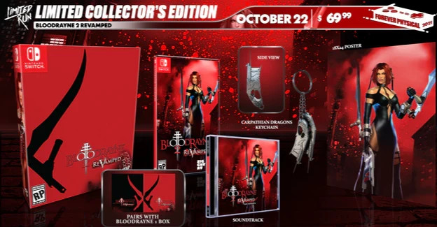 Bloodrayne 2: Revamped Collectors Ed – Nintendo Switch – Brand New