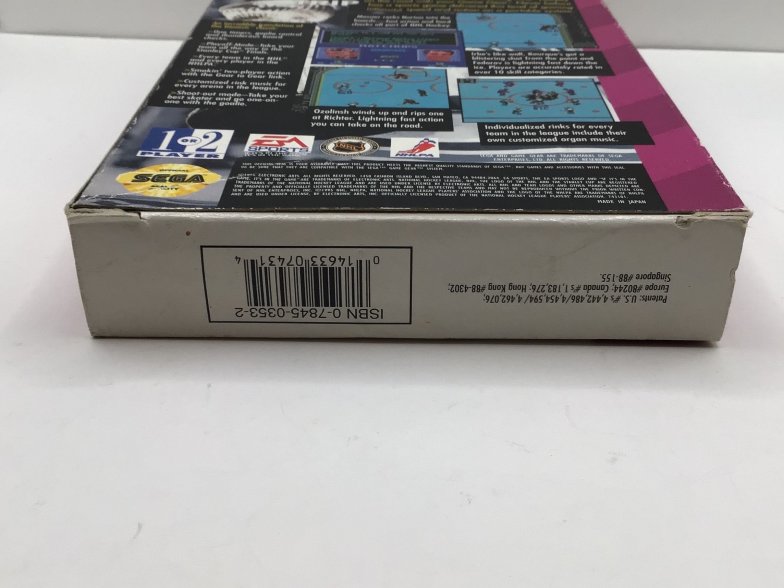NHL Hockey Sega Game Gear, 1994 Complete w/Manual CIB