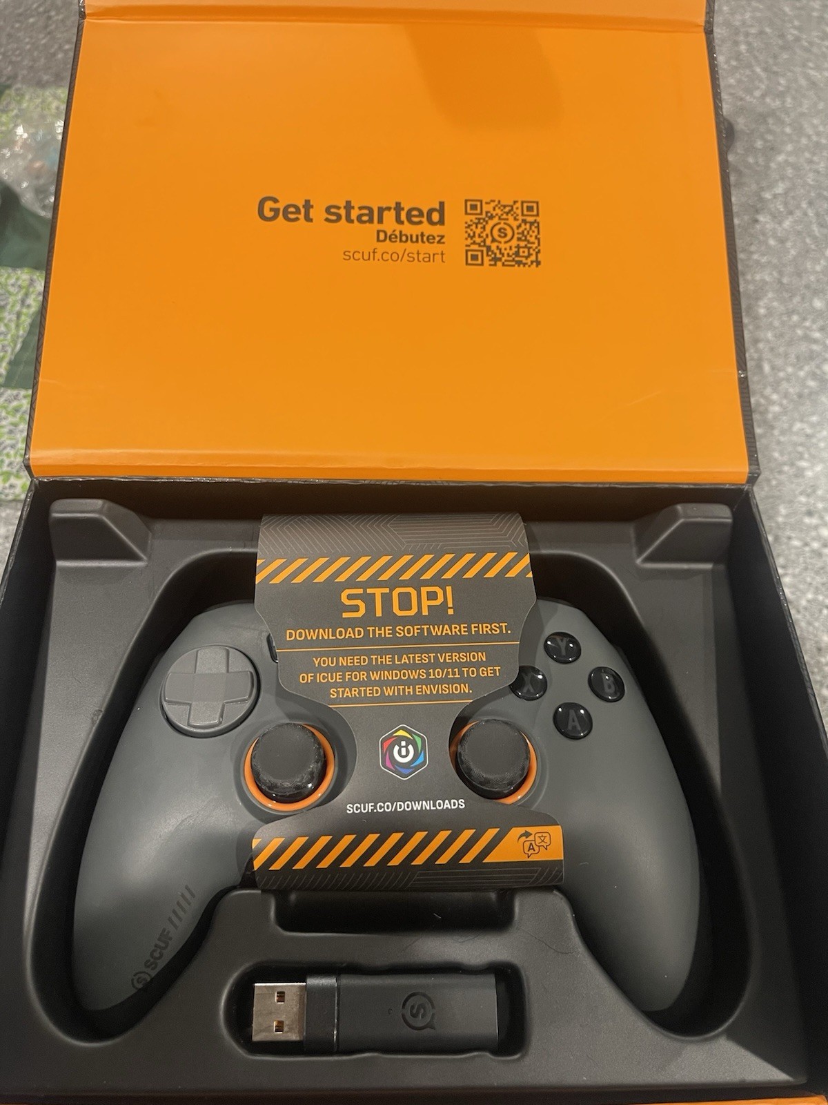 Scuf Envision Pro Wireless Gaming Controller – Steel Gray V2 (complete in box)
