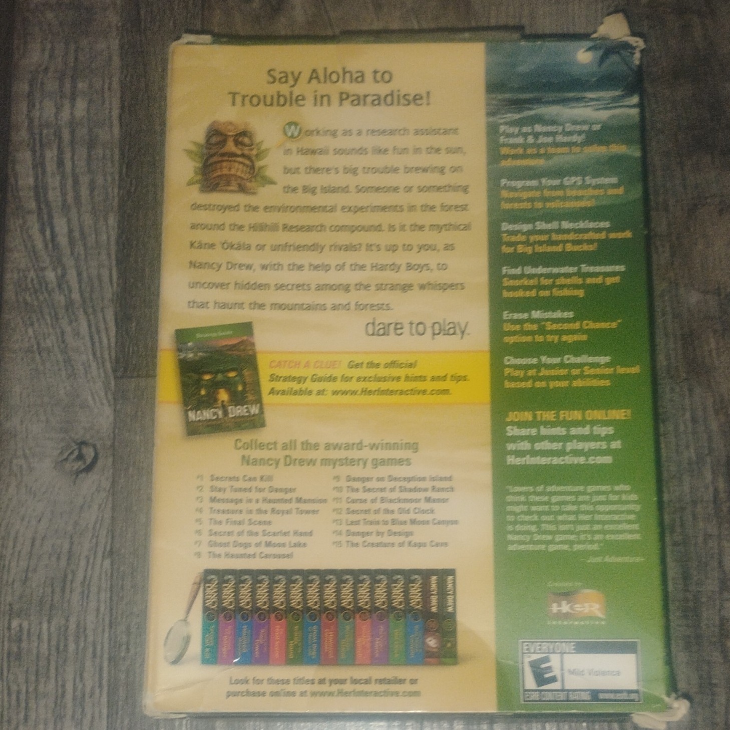 Her Interactive Nancy Drew: The Creature of Kapu Cave PC Mystery Adventure