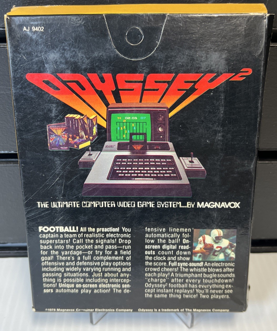 “Football!” For Magnavox Odyssey 2 Complete In Box