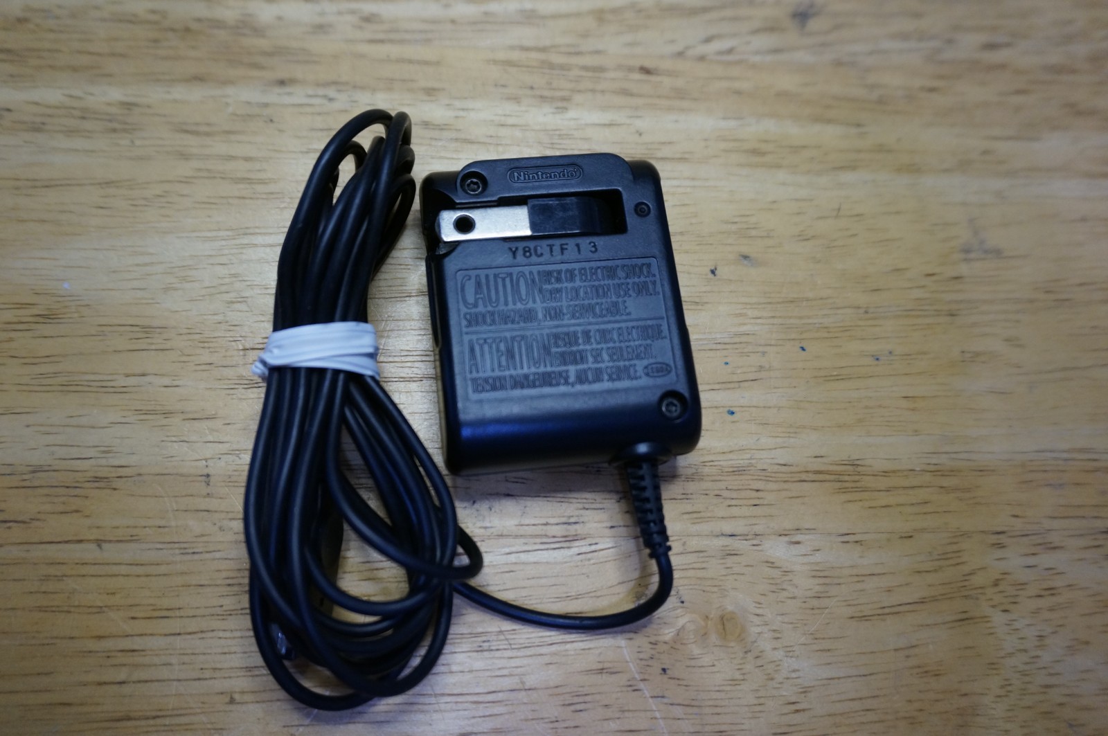 Original Nintendo NTR-002 (JPN / USA) AC Adaptor – Black For GBA/DS