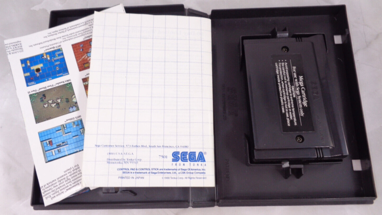 Ys: The Vanished Omens SMS (Sega Master System, 1988) TESTED, WORKING