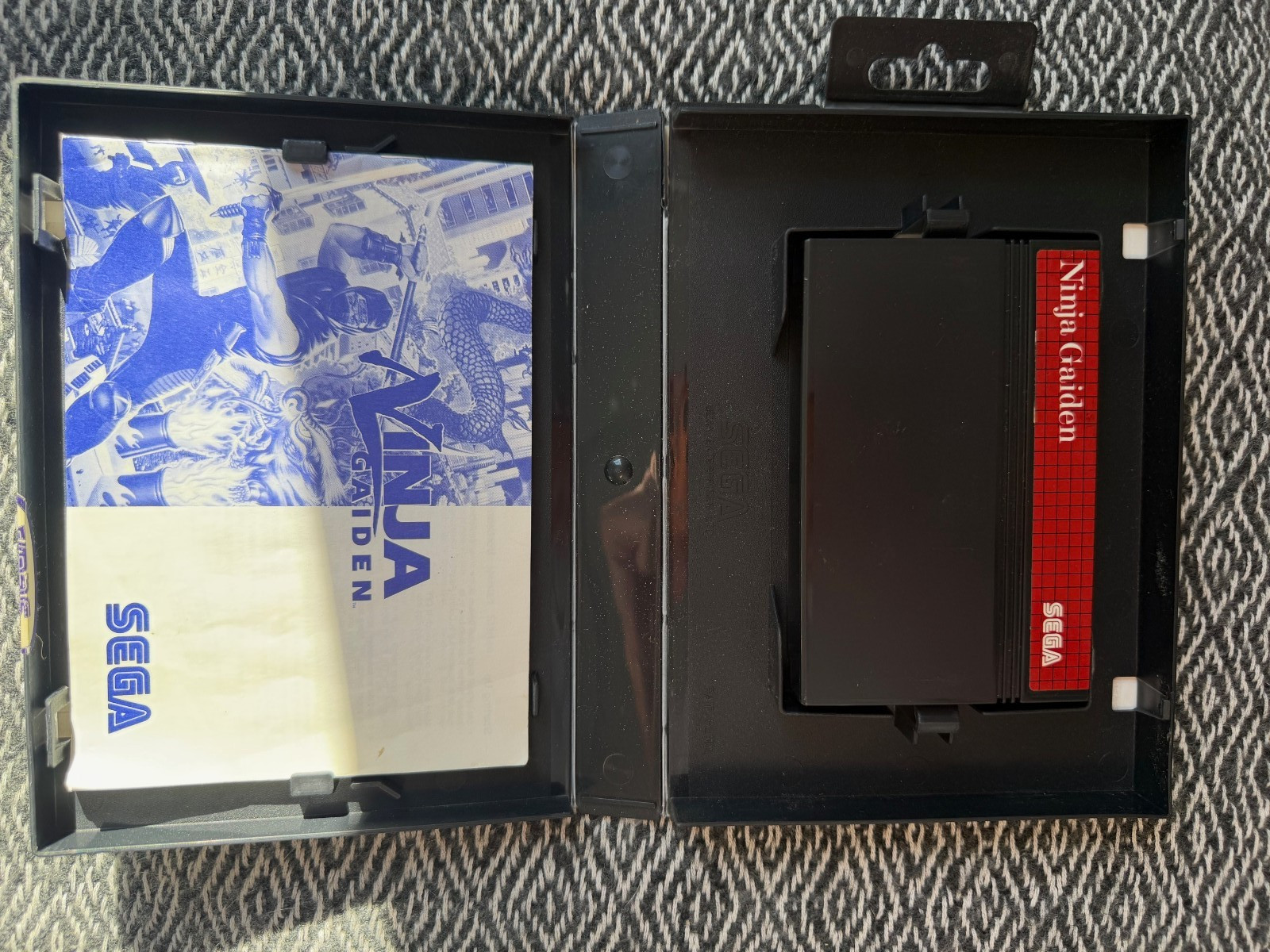 Master System NINJA GAIDEN Authentic Sega Cart PAL REGION FREE *(Works in US)*