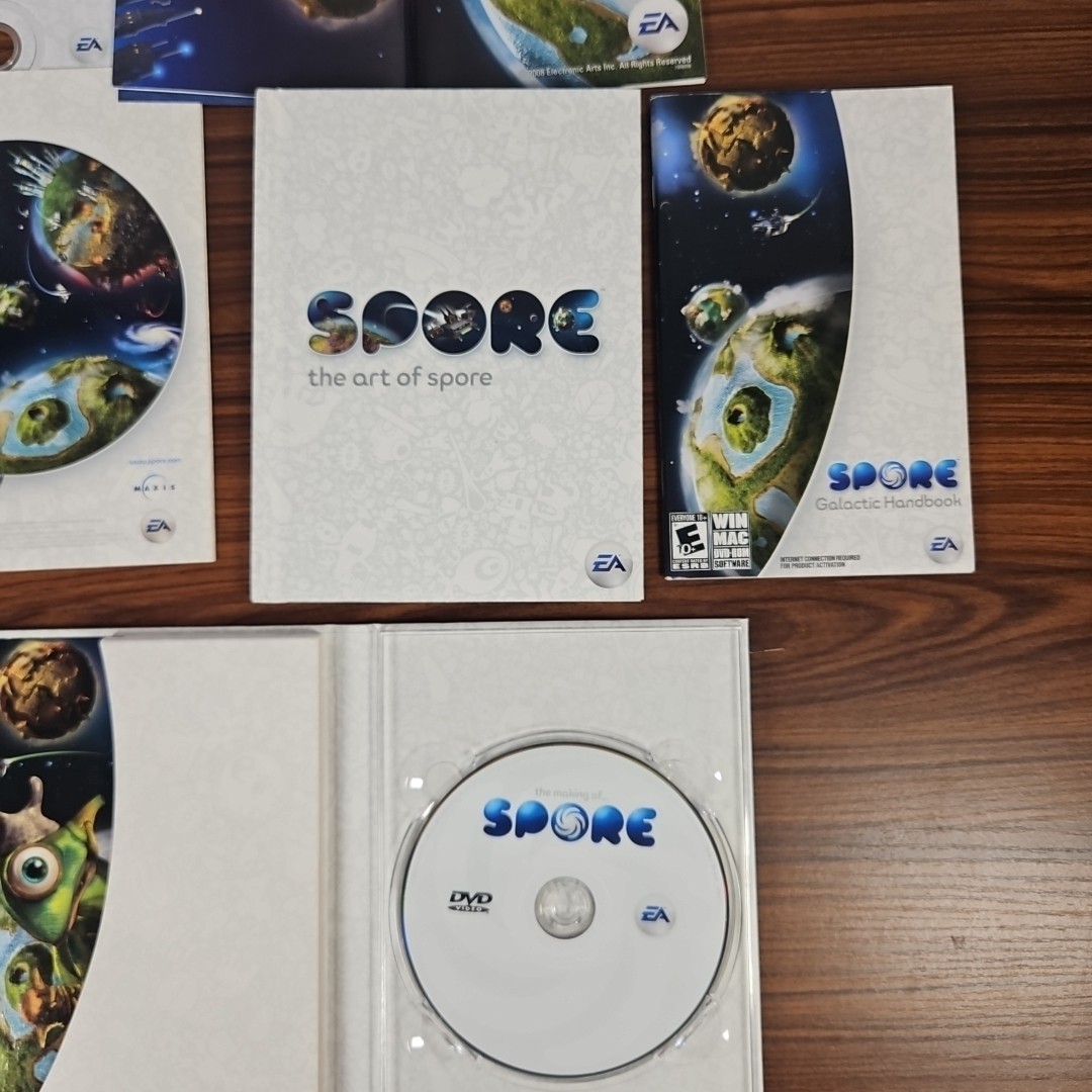 SPORE: GALACTIC EDITION EA PC The Art of Spore -National Geographic CIB