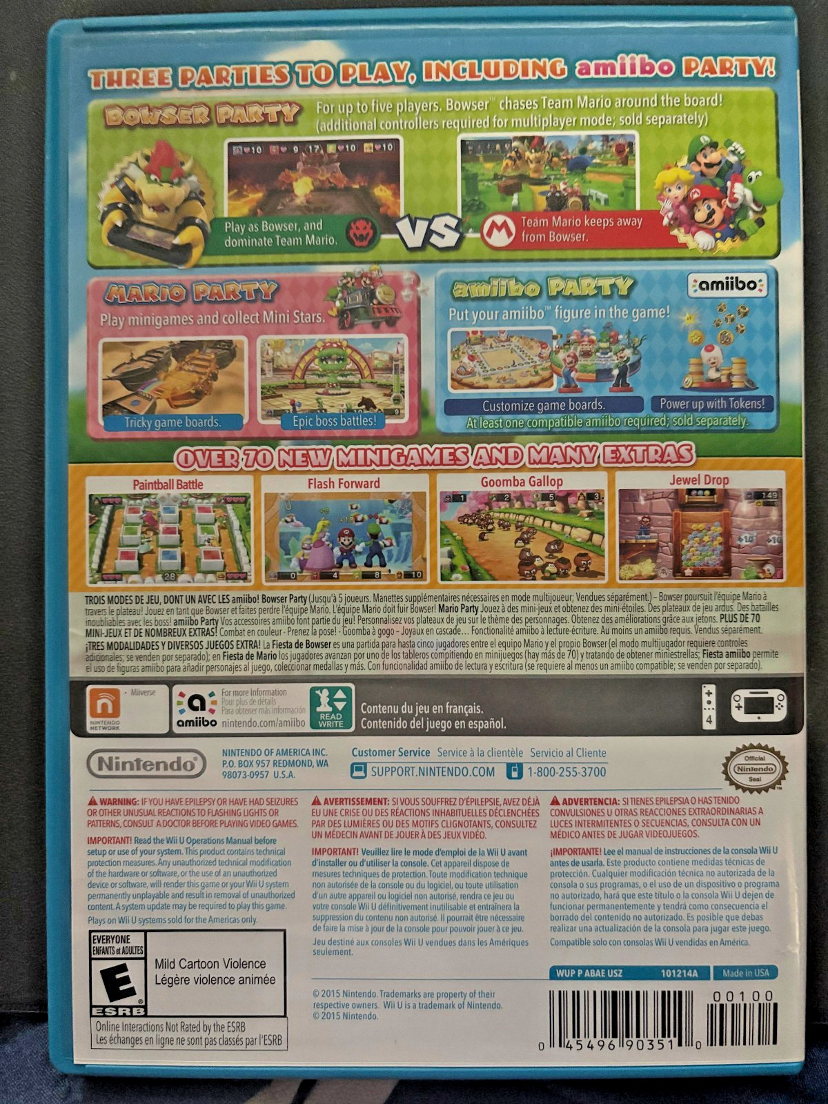 Mario Party 10 (Wii U) – CIB – Excellent Condition!