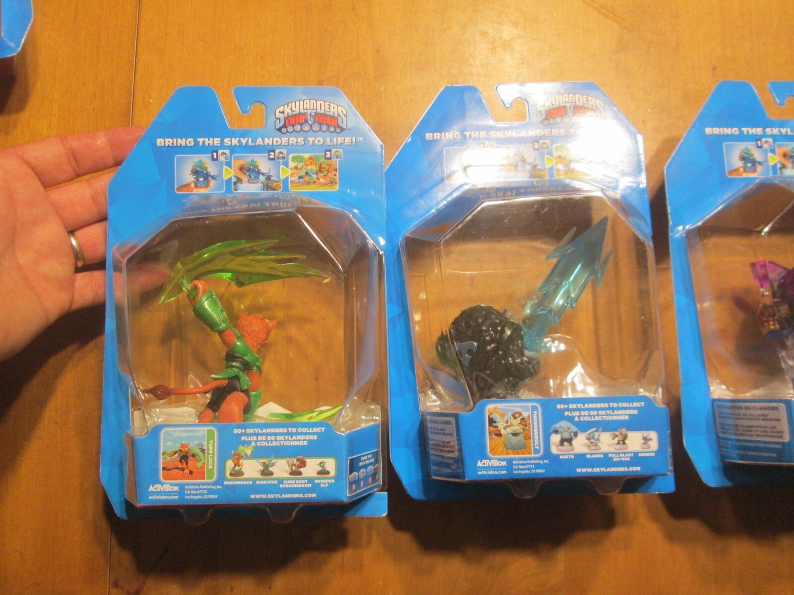 Skylanders Trap Team MASTER THUNDERBOLT TUFF LUCK BLASTERMIND MAGIC AIR + LOT