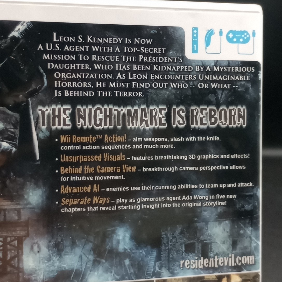 Resident Evil 4 Nintendo Wii Edition TESTED & WORKING READ & PHOTOS
