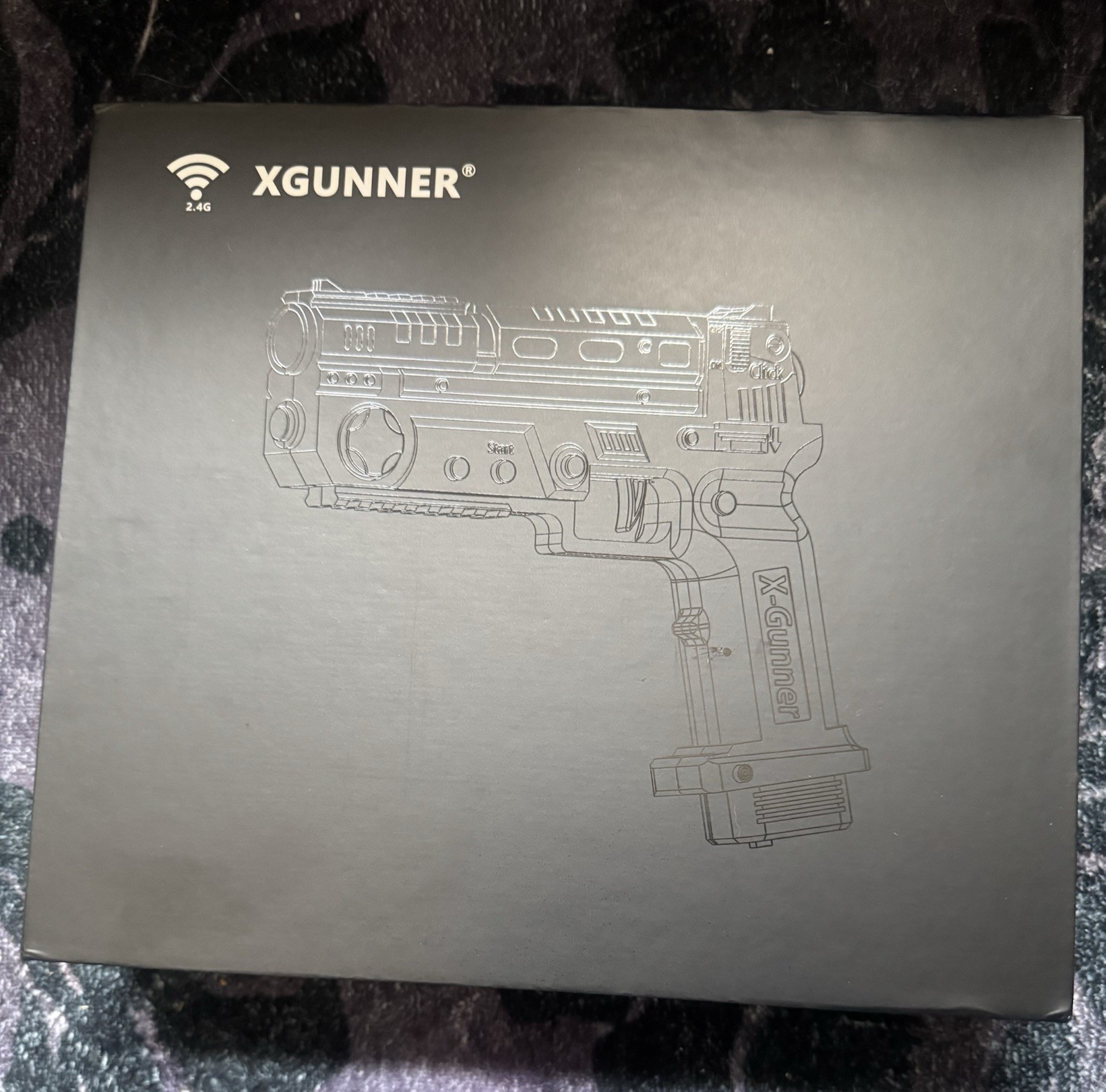 X-GUNNER 2.4G Wireless Light Gun for PC Arcade Mame Android Guncon. New In Box.