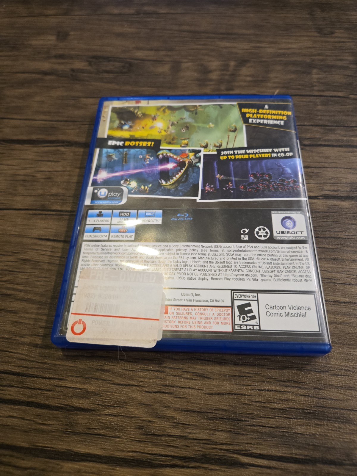 PS4 Game Bundle Lot of 6 – Terraria, Rayman Legends, Mega Man 11, Flashback+More