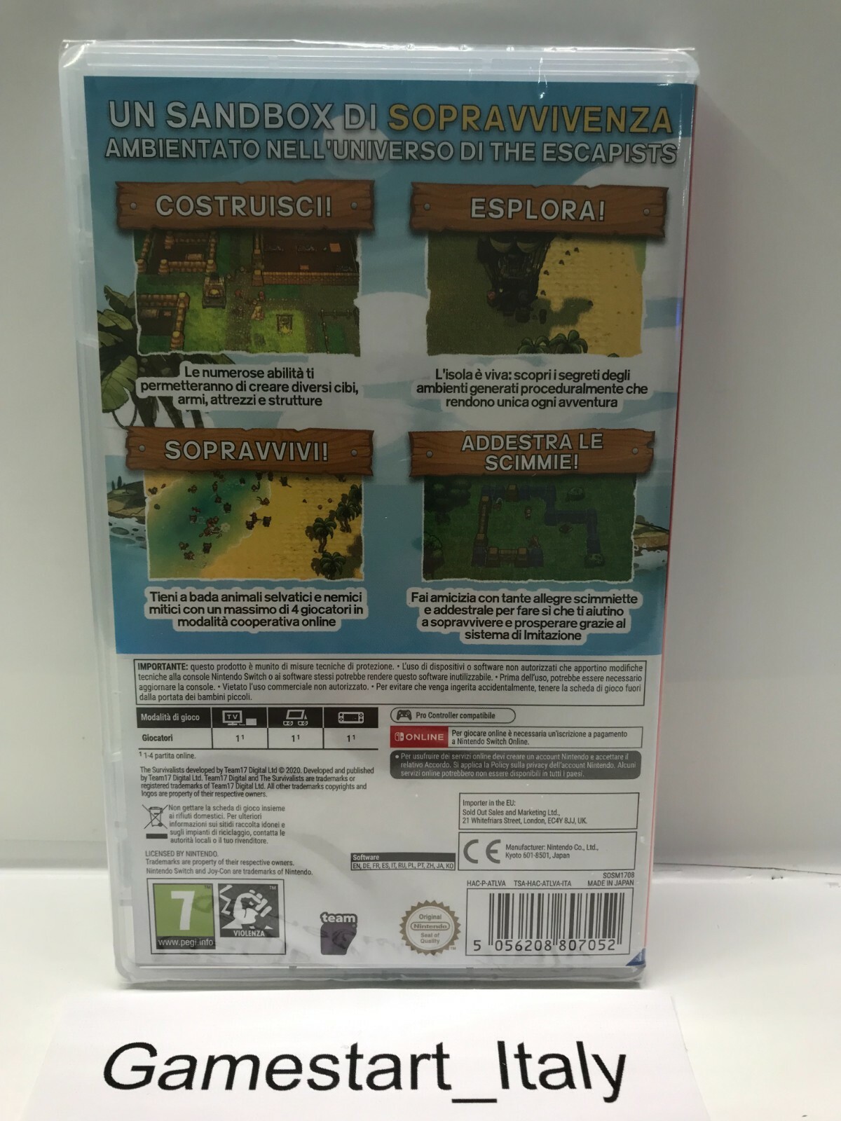 THE SURVIVALISTS – NINTENDO SWITCH – NEW SEALED – NEW SEALED PAL VERSION