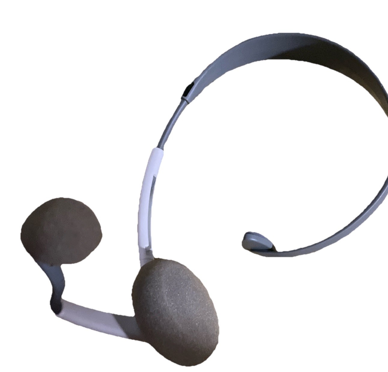 Microsoft XBOX 360 Live Headset White & Gray Headband Wired