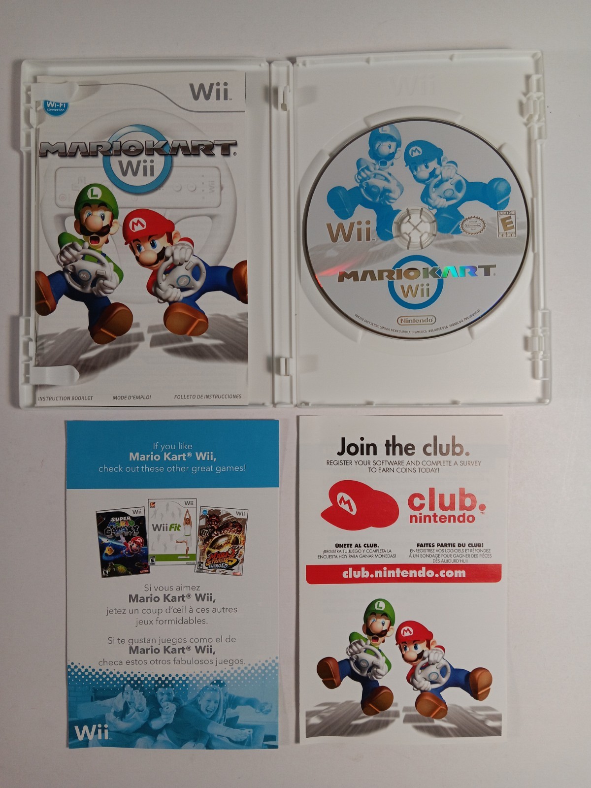 Mario Kart Wii (Nintendo Wii, 2008) CIB Complete w/ Manual – Tested