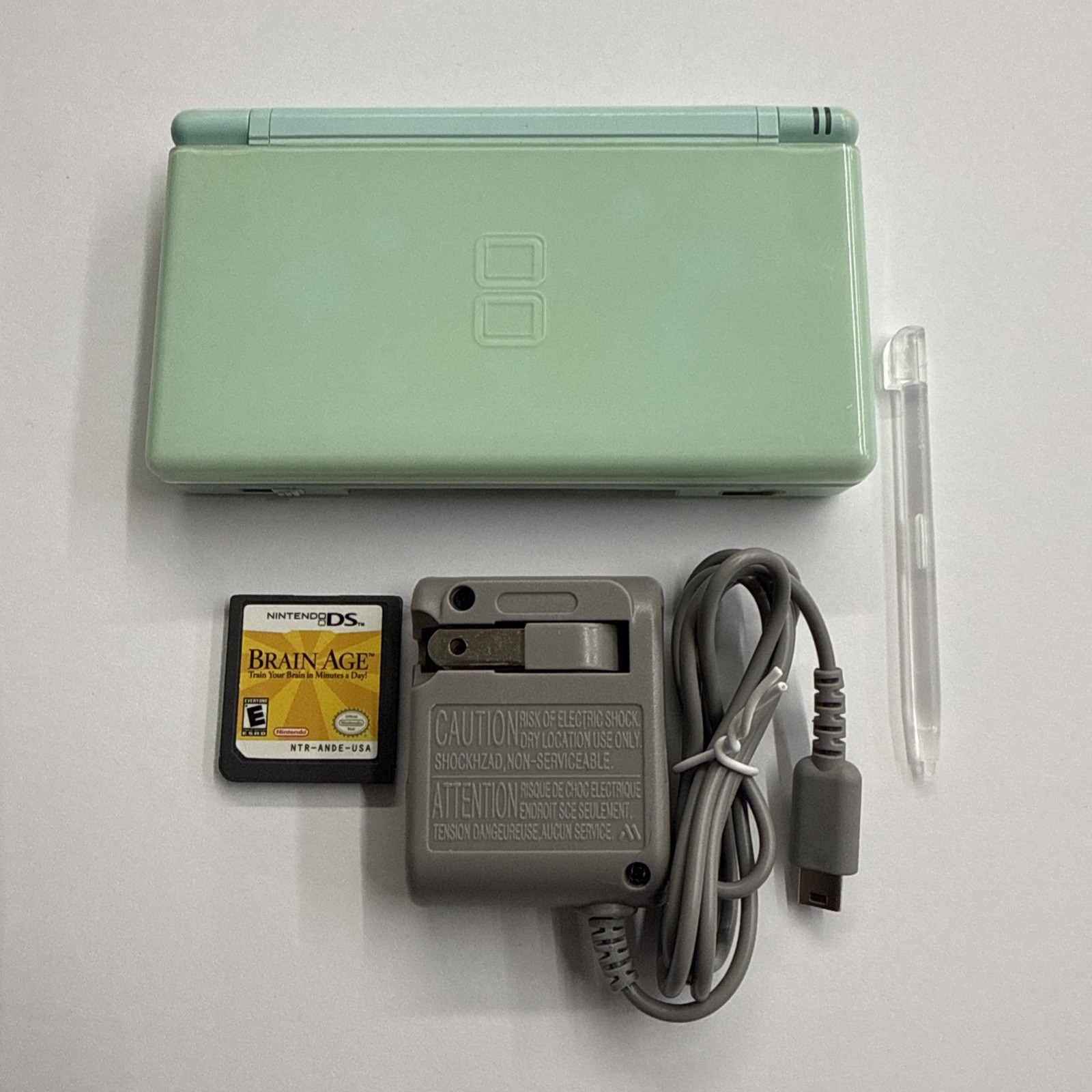 Ds – Nintendo DS Lite Console Turquoise Ice Blue Tested Working #2944