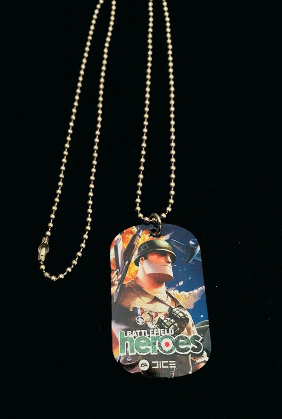 NIP BATTLEFIELD HEROES Dog Tag Necklace EA DICE NVIDIA