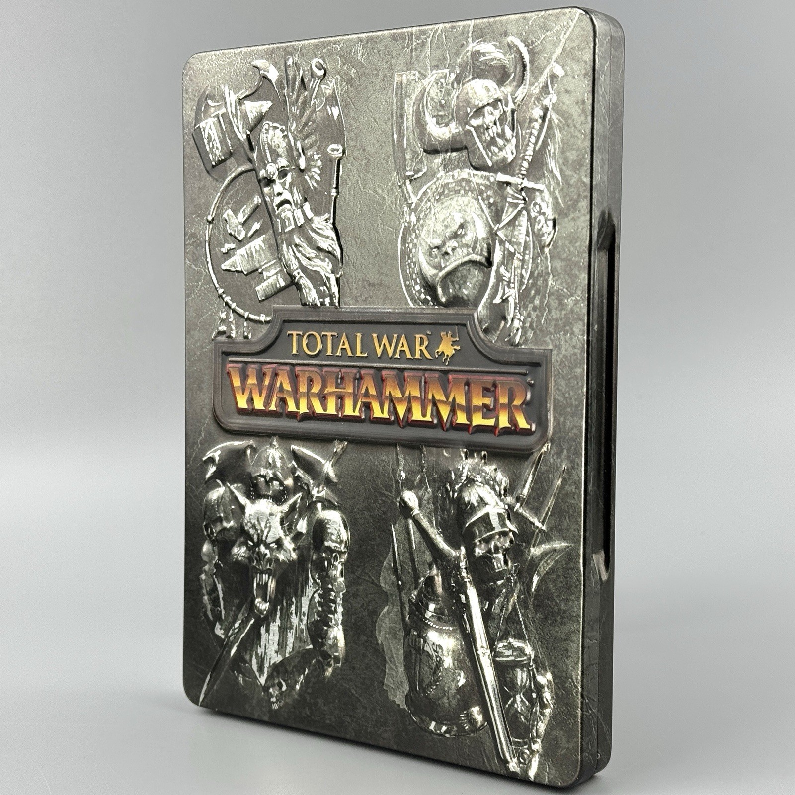 Total War: Warhammer (PC, 2016) CIB Complete Steelbook Metal Case – USED! RARE!