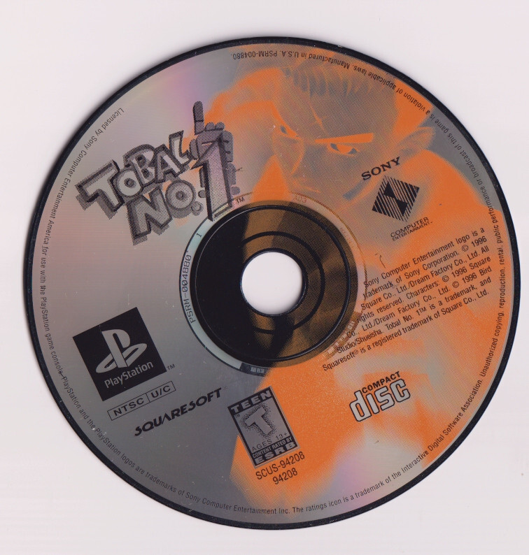 TOBAL#1(PS1,1996)USED,GAME DISC IN GOOD CONDITION!SEE PICS!READ!