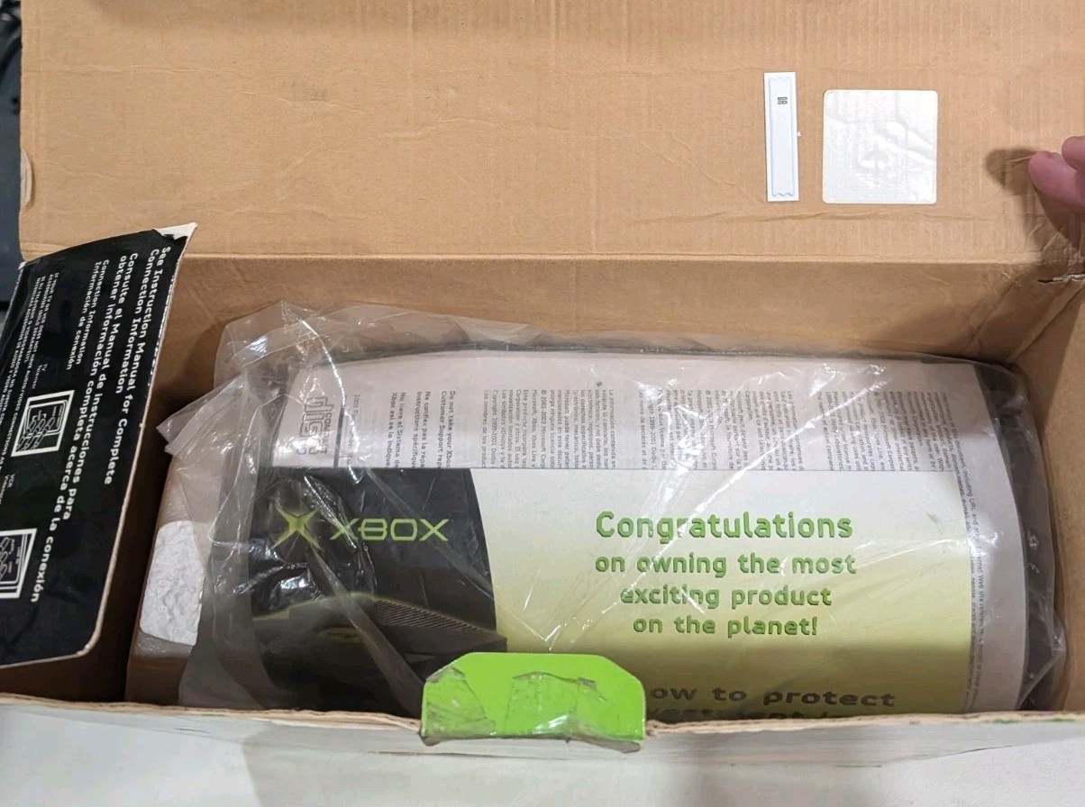 Microsoft Xbox Original Console Retail Box – BOX ONLY