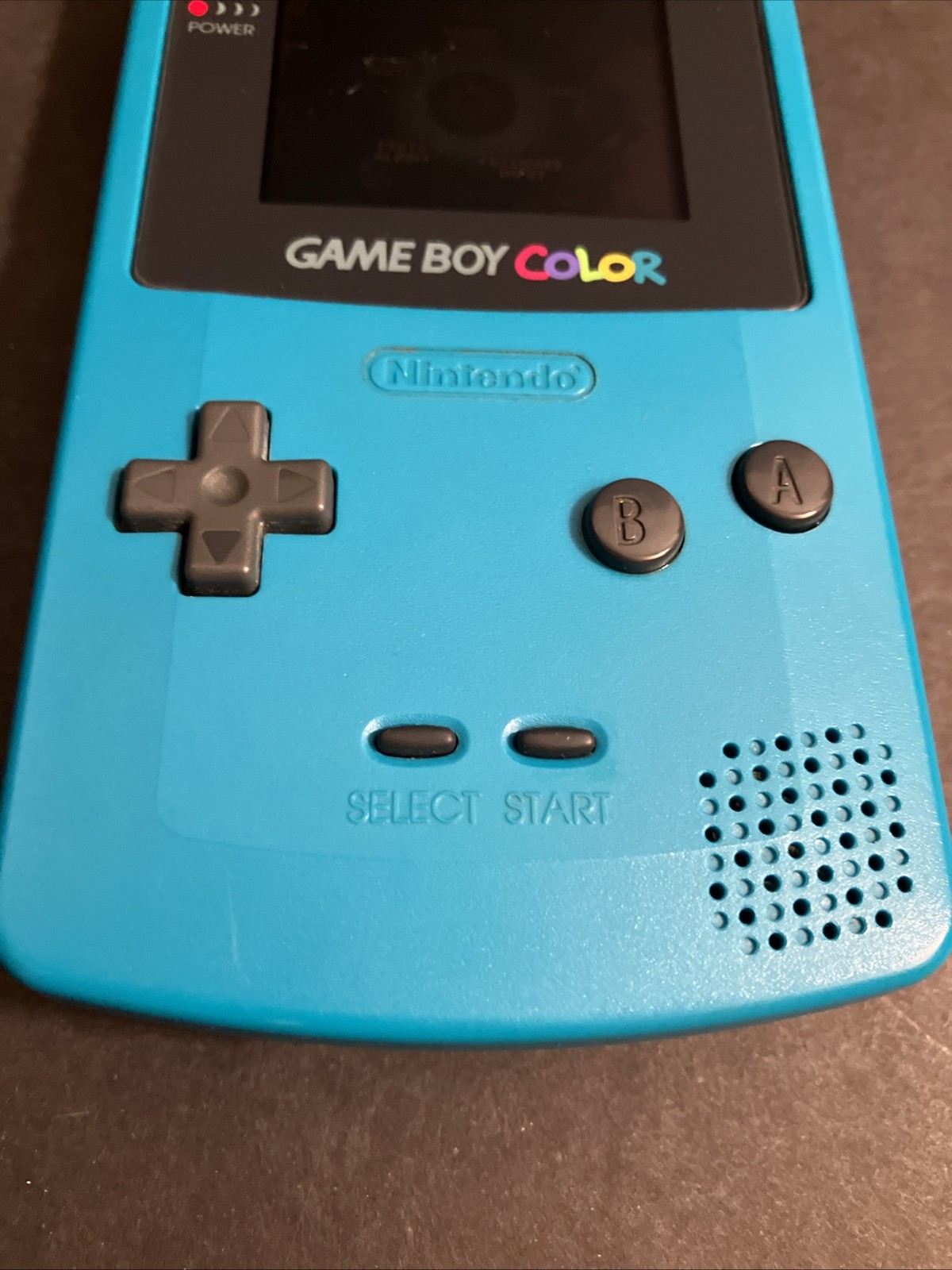 Nintendo Game Boy Color Handheld Bundle W/ Games / Tote/ Working CGB-001 Teal