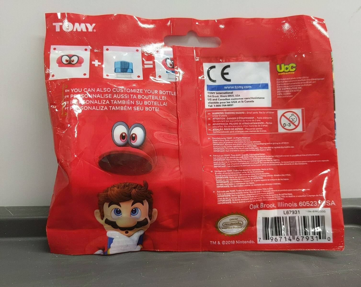 NEW! 2018 Nintendo SUPER MARIO ODYSSEY Mascots Surprise Mystery TOMY Toy