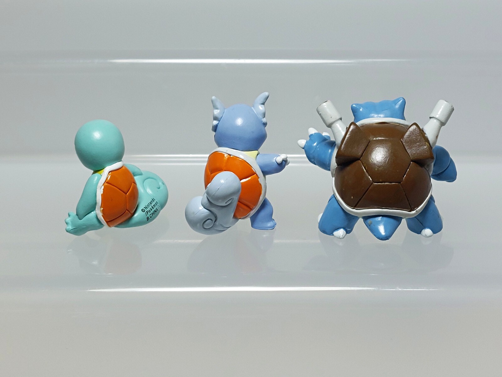 Squirtle Wartortle Blastoise Pokemon Full Color Advance Figure Bandai 0.8-1.1in