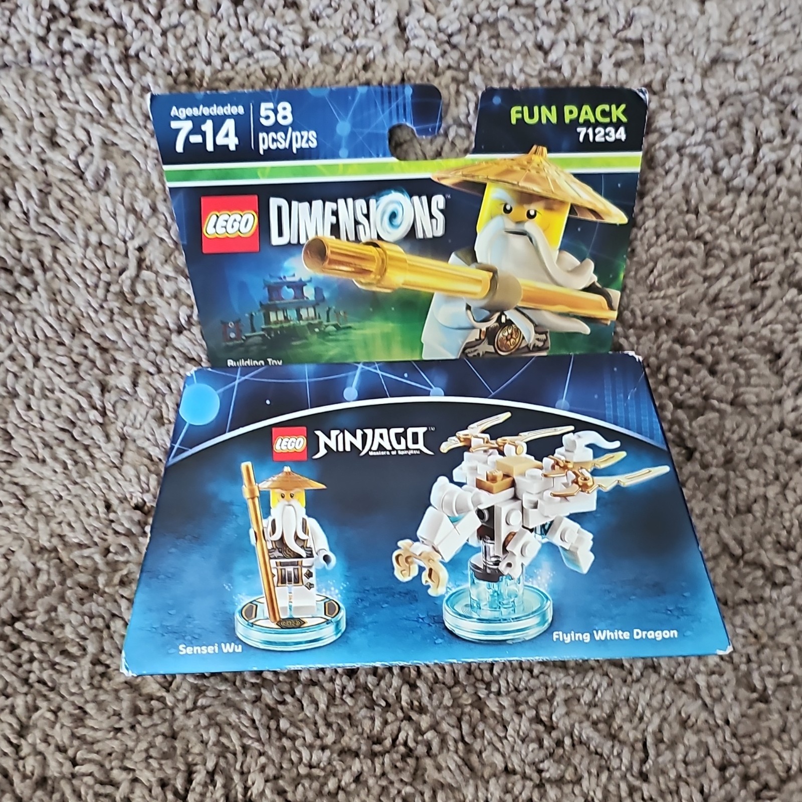 LEGO Dimensions Fun Pack Sensei Wu & Flying White Dragon 71234 (2015)