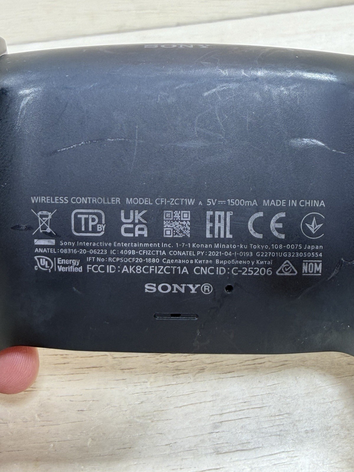 Sony DualSense Wireless Controller CFI-ZCT1W Black for PlayStation 5