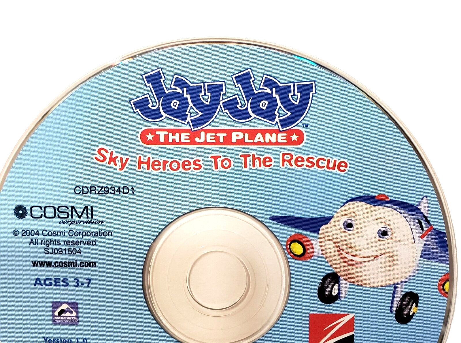Jay Jay The Jet Plane Sky Heroes To The Rescue PC CD Rom Mac Win New Disc Only