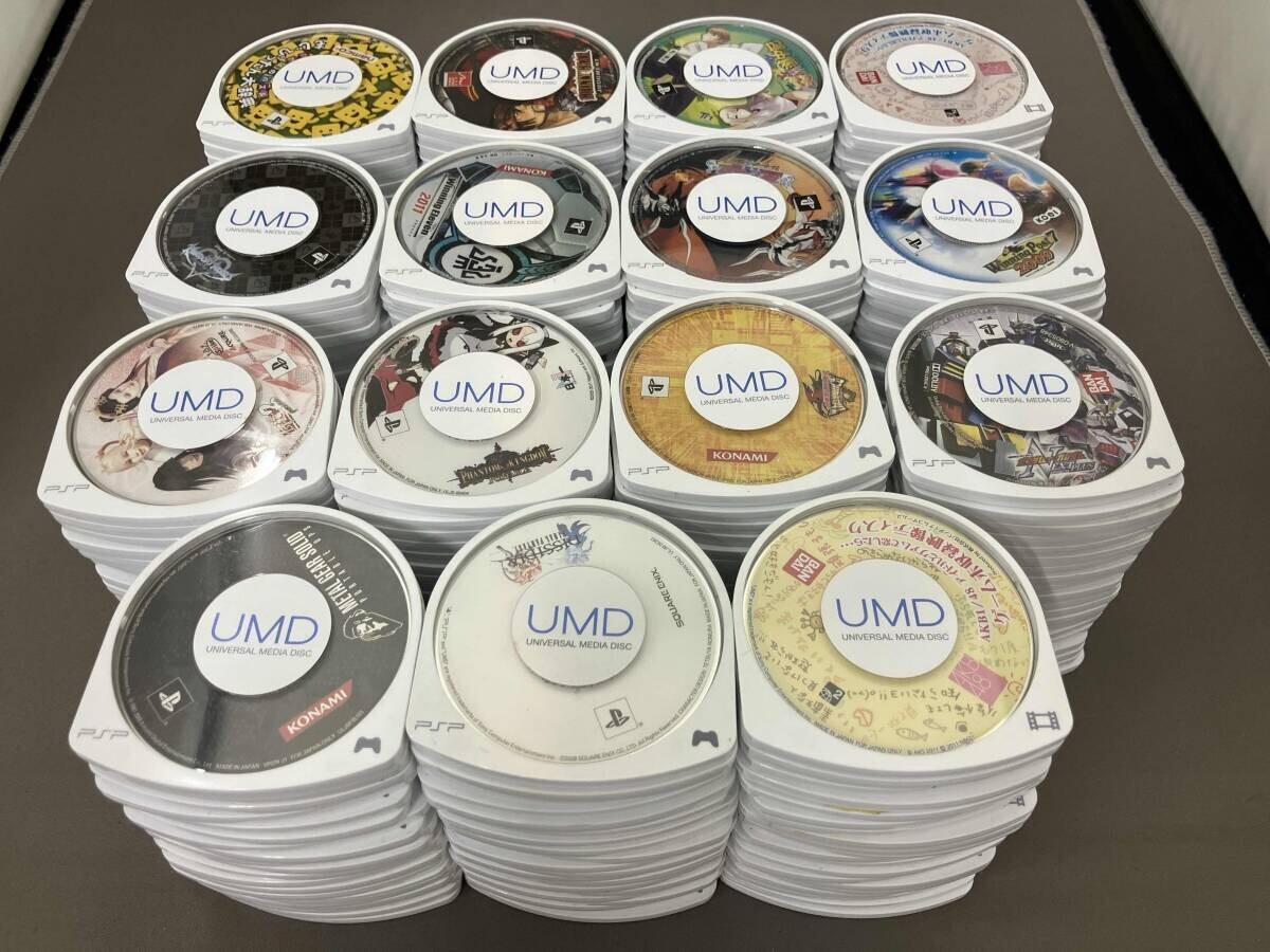 PSP Japan Game soft Lot 50 Random set UMD Disk only no duplicates Bulk Sale