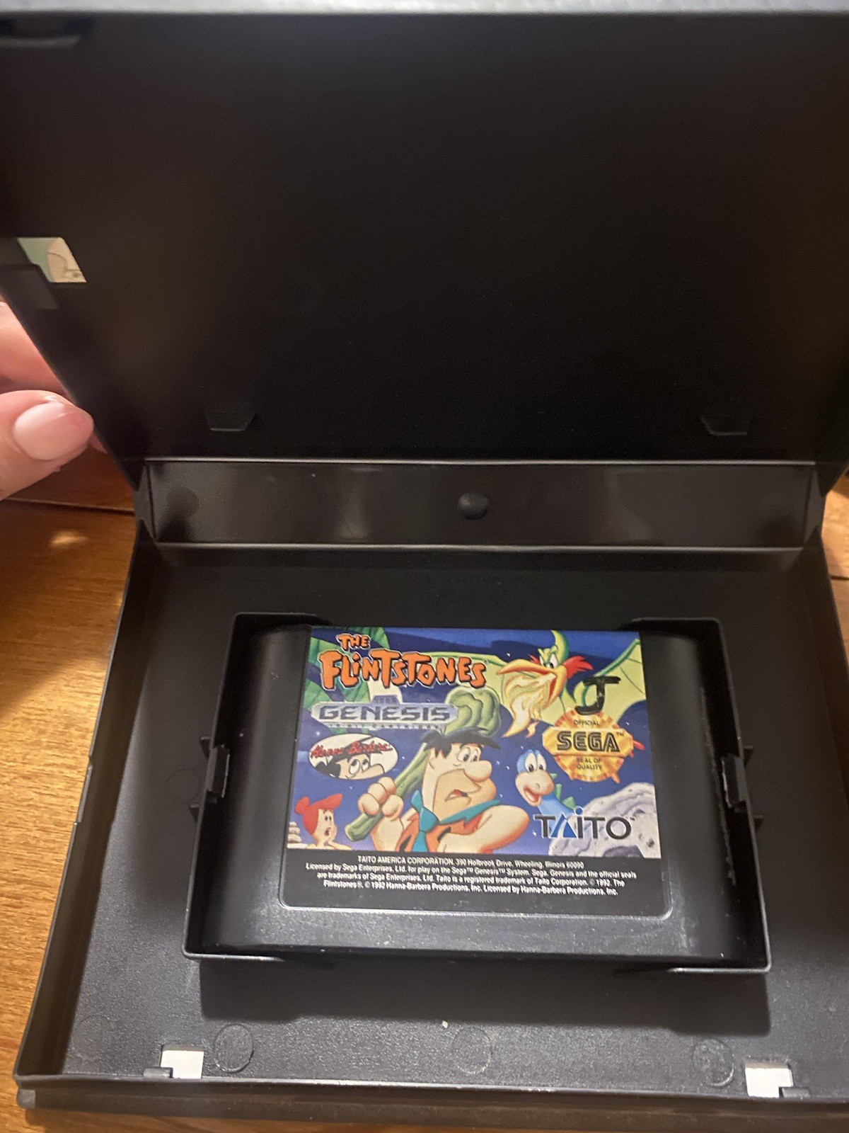 The Flintstones SEGA Genesis 1992 Case And Cartridge Excellent Condition