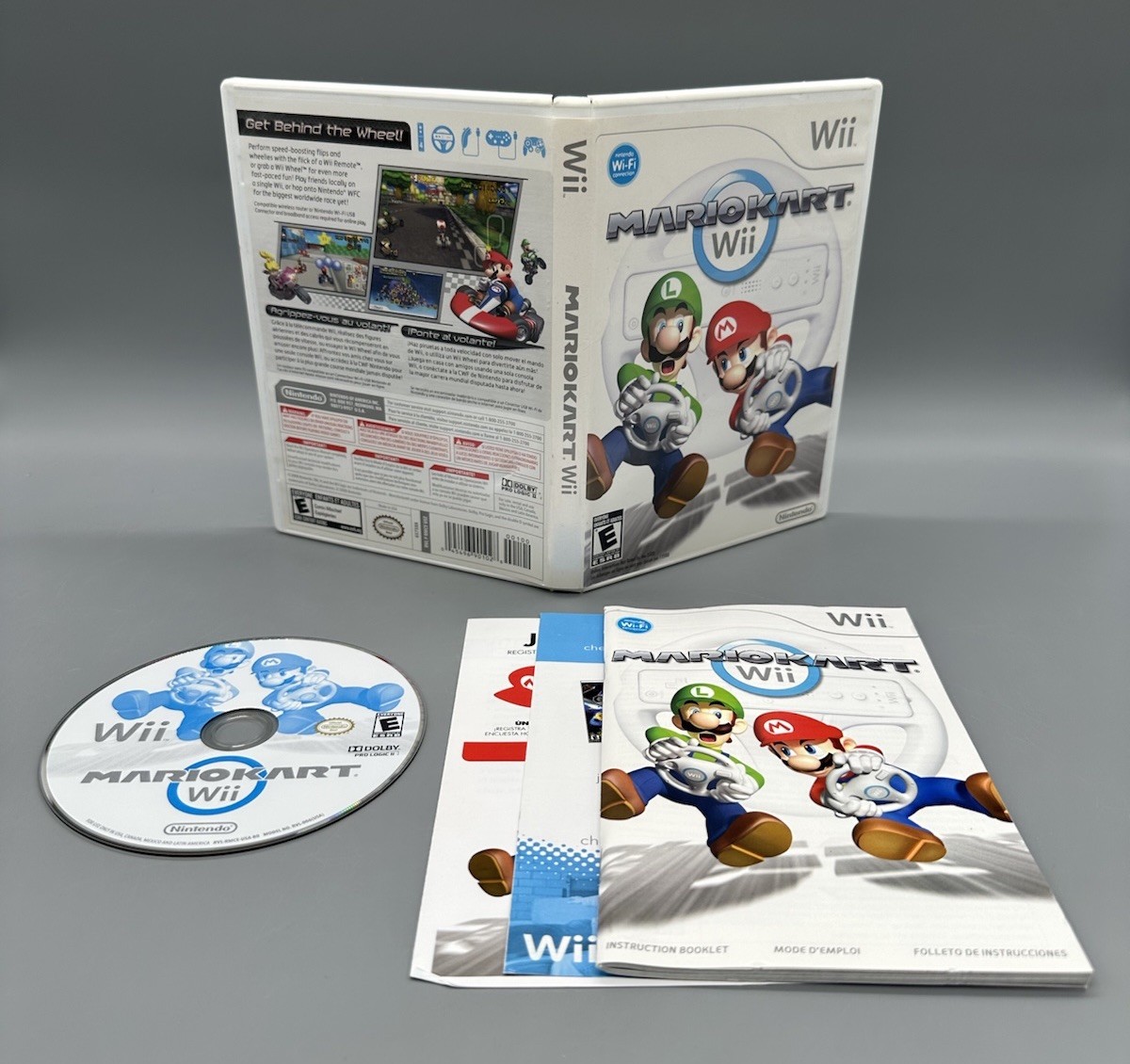Mario Kart Wii (Nintendo Wii, 2008) – CIB! Complete w/Manual – Tested!