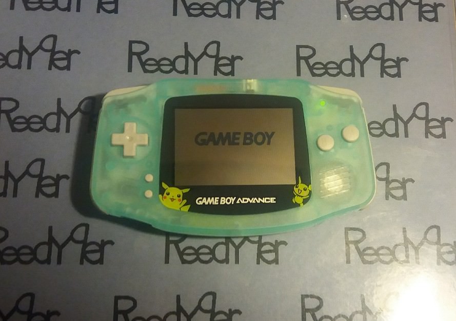 *MINT* Glow in the Dark Nintendo GameBoy Advance Pokemon System GBA Game boy