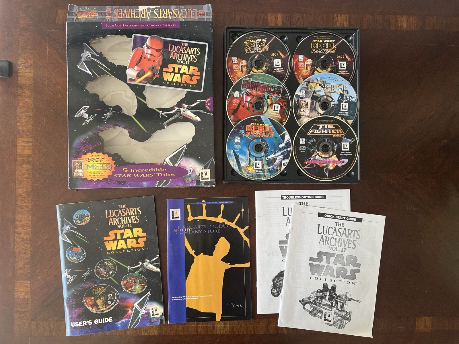 STAR WARS: The LucasArts Archives Vol. II Collection CIB (PC, 1996)